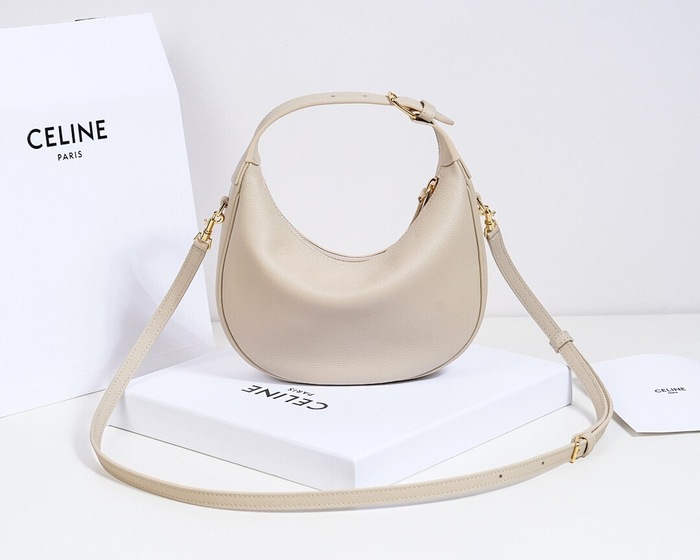 Celine Tote Bag with streamlined design Beige 01A