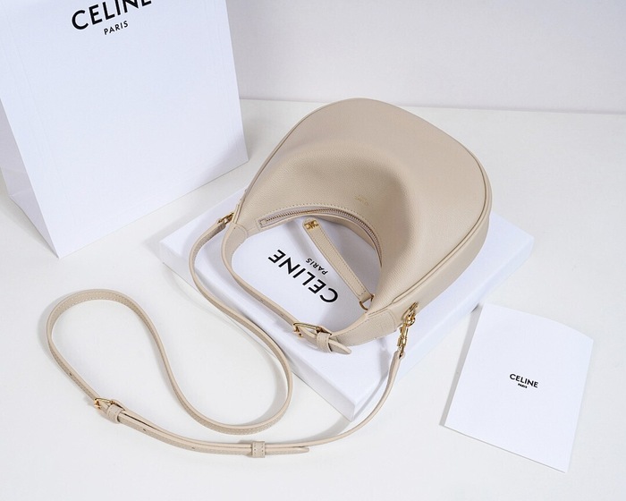 Celine Tote Bag with streamlined design Beige 01A