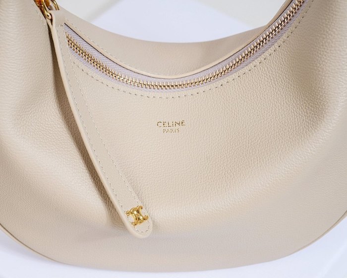 Celine Tote Bag with streamlined design Beige 01A
