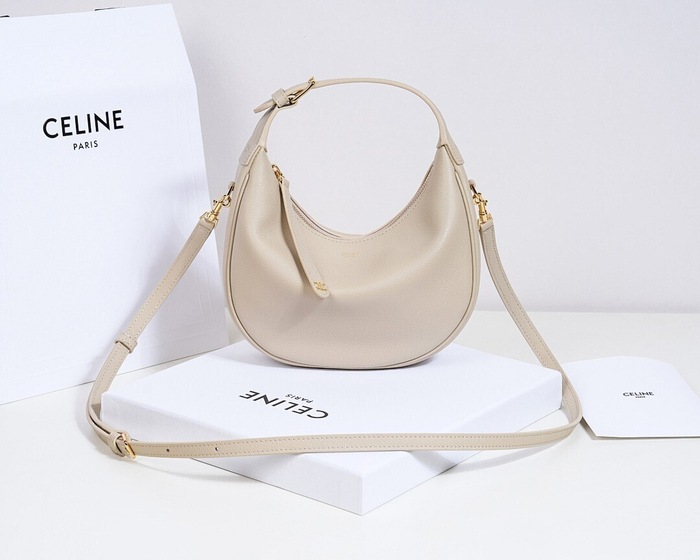 Celine Tote Bag with streamlined design Beige 01A