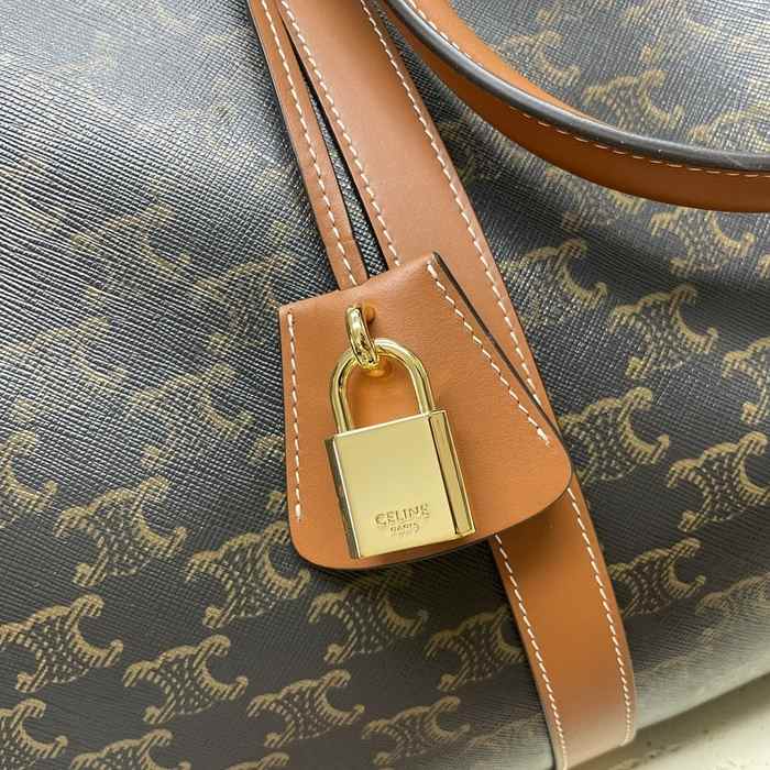 Celine Tote bag with chic design traits Brown 01A