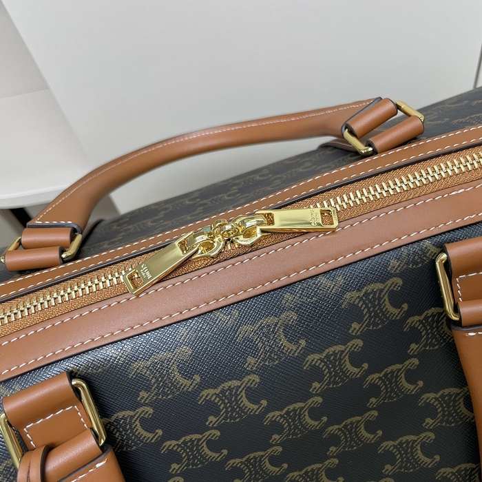 Celine Tote bag with chic design traits Brown 01A