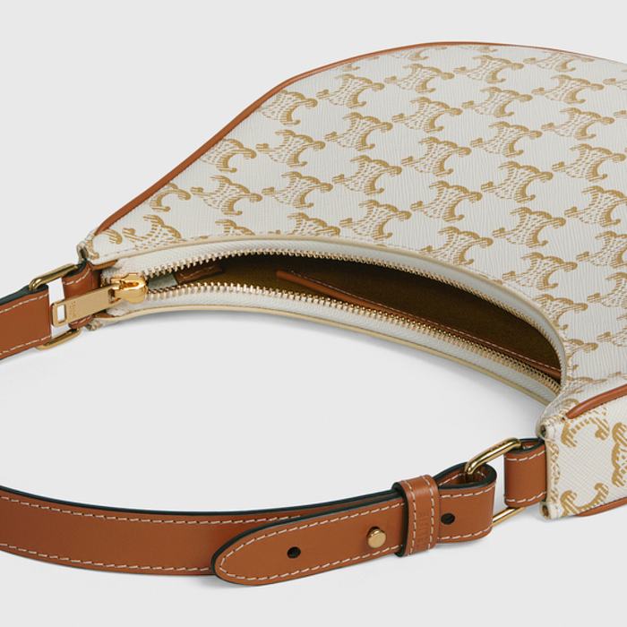 Celine Tote bag with curved silhouette Beige 01A