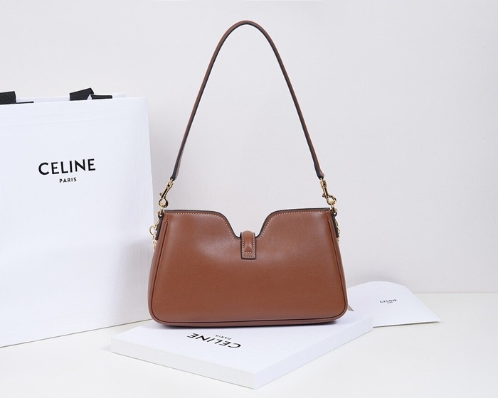 Celine Tote bag with elegant design traits Brown 01A 2