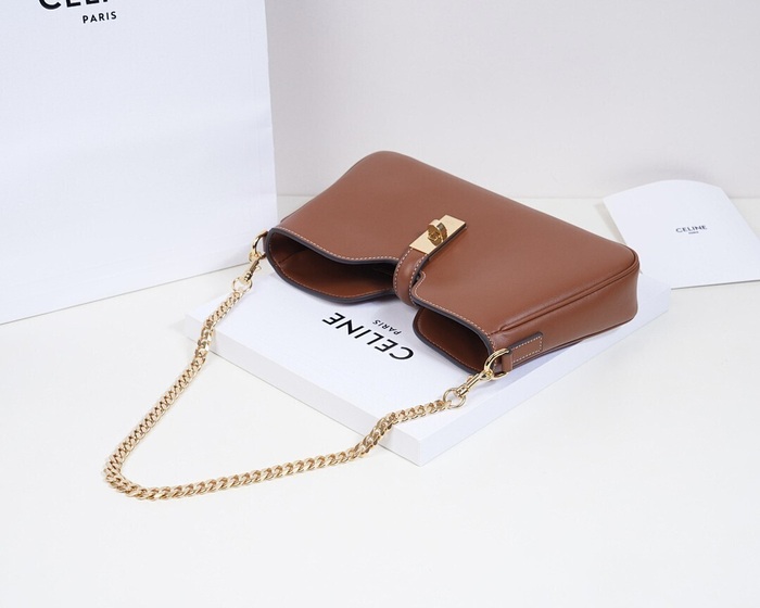 Celine Tote bag with elegant design traits Brown 01A 2