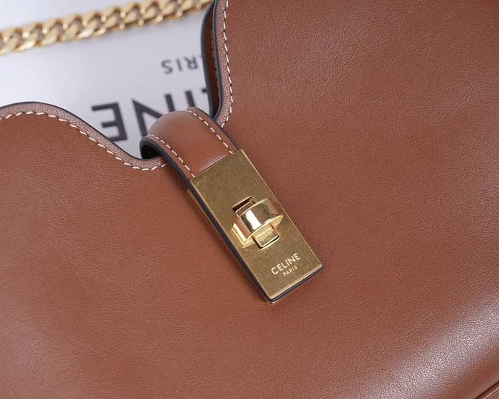 Celine Tote bag with elegant design traits Brown 01A 2