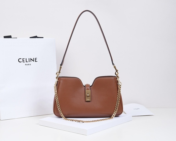 Celine Tote bag with elegant design traits Brown 01A 2