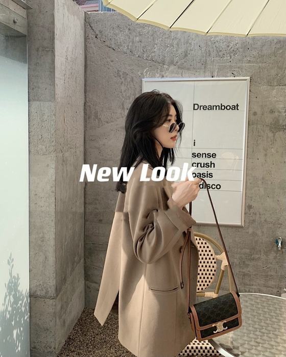 Celine Tote bag with leather accents Brown 01A