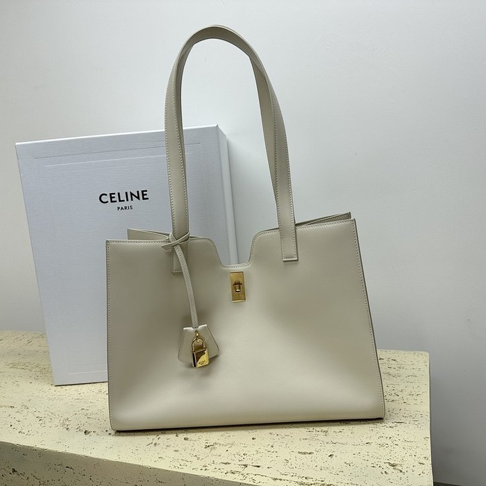 Celine Tote bag with minimalist design Beige 01A 2