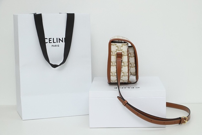Celine Tote bag with minimalist design Brown 01A 2