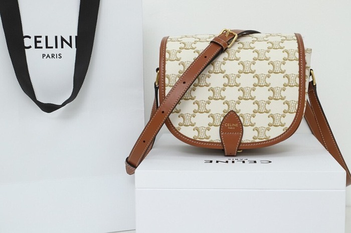 Celine Tote bag with minimalist design Brown 01A 2