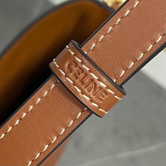 Celine Tote bag with minimalist design Brown 01A