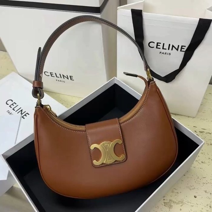 Celine Tote bag with sleek design Brown 01A