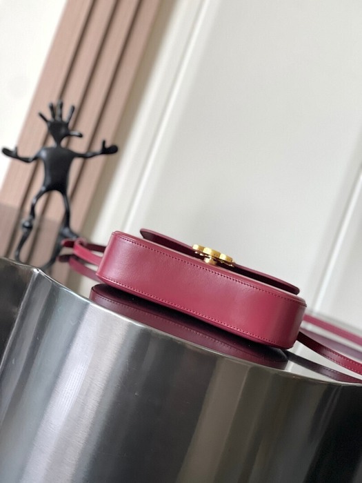 Celine Tote bag with sleek design Burgundy 01A