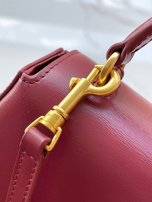 Celine Tote bag with sleek design Burgundy 01A