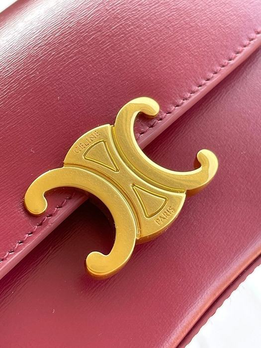 Celine Tote bag with sleek design Burgundy 01A