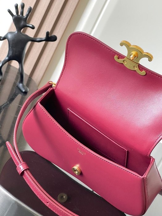 Celine Tote bag with sleek design Burgundy 01A