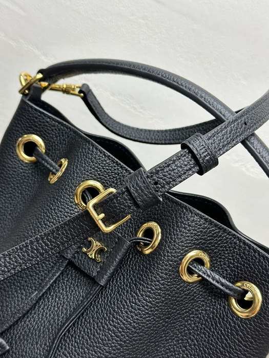 Celine Tote bag with structured design Black 01A 3