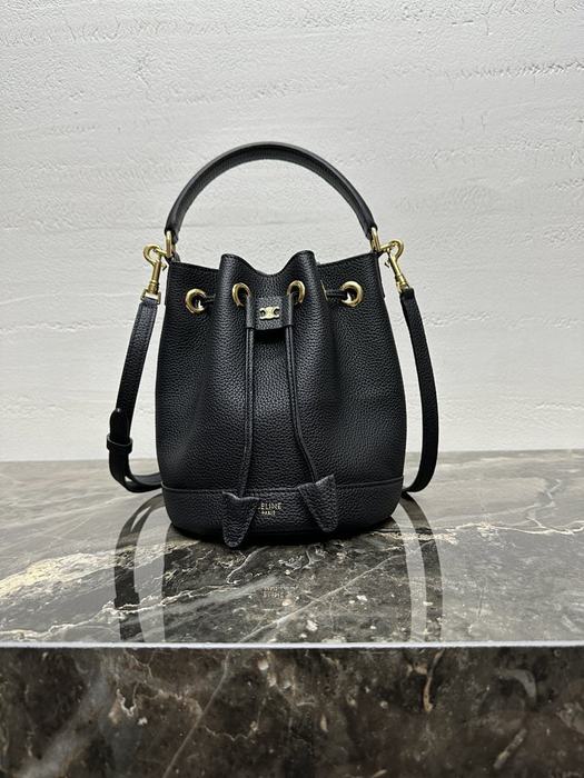 Celine Tote bag with structured design Black 01A 3