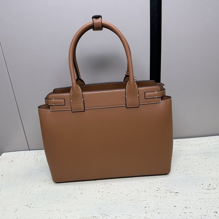 Celine Tote bag with structured design Brown 01A 3