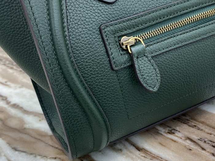 Celine Tote bag with structured design Green 01A