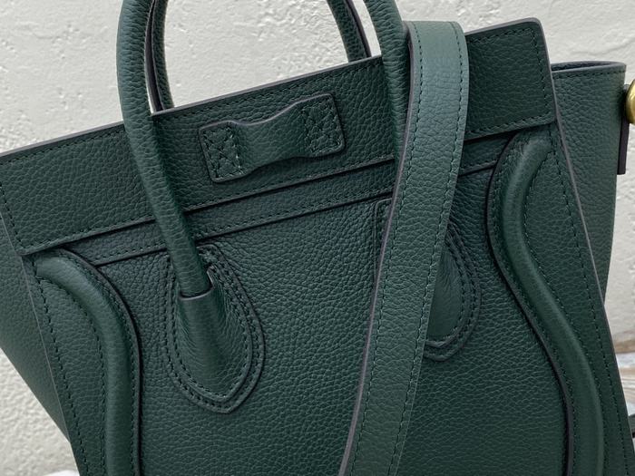 Celine Tote bag with structured design Green 01A