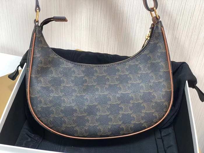 Celine Tote bag with structured silhouette Navy 01A