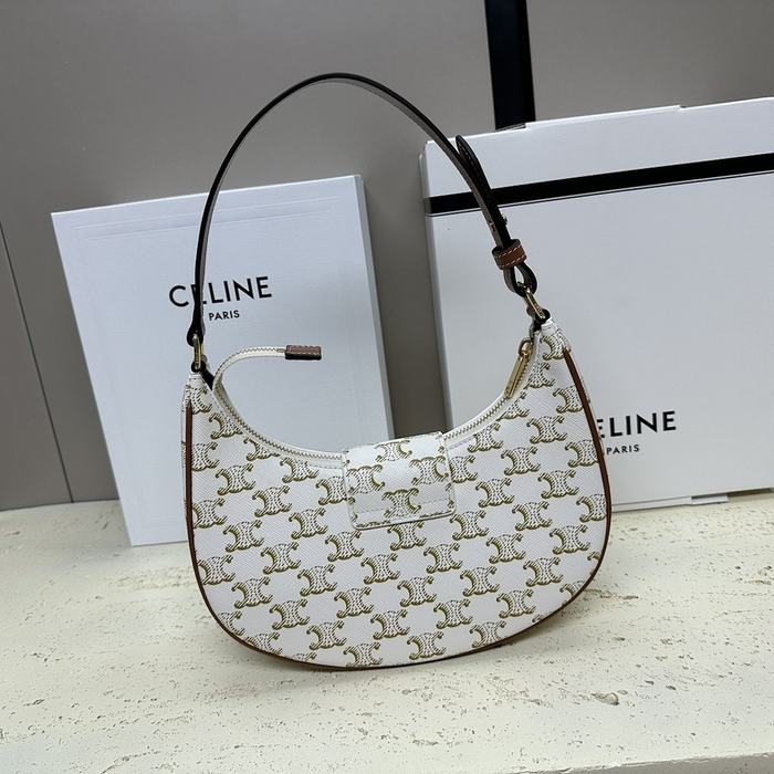 Celine Tote bag with stylish features Beige 01A