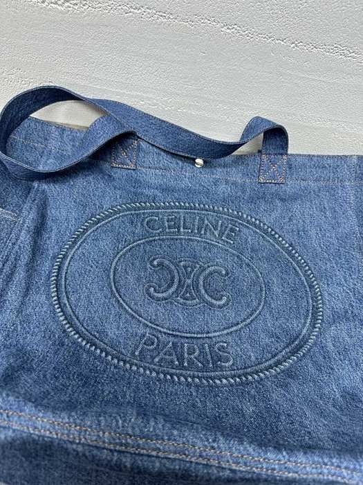 Celine Tote bag with stylish features Blue 01A