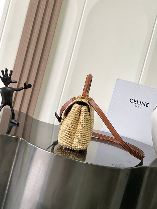 Celine Tote bag with stylish features Brown 01A 3