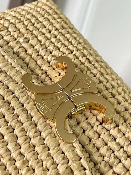 Celine Tote bag with stylish features Brown 01A 3