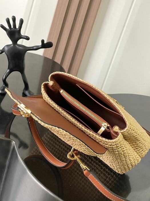 Celine Tote bag with stylish features Brown 01A 3