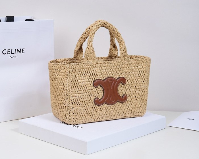 Celine Tote bag with stylish features Brown 01A 4