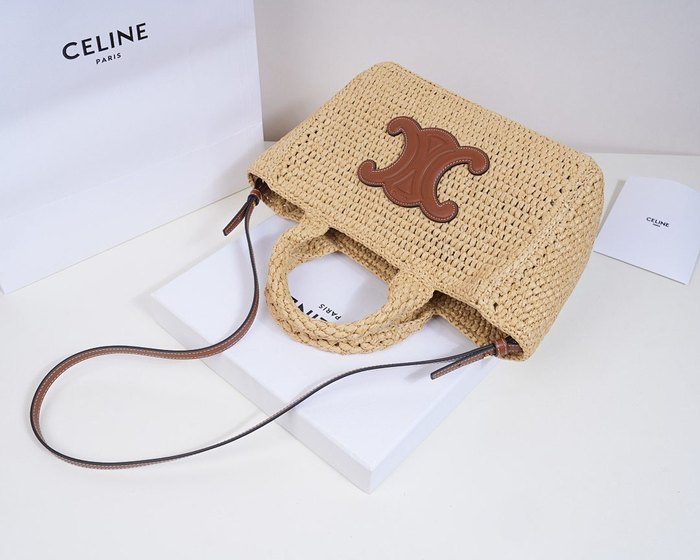 Celine Tote bag with stylish features Brown 01A 4