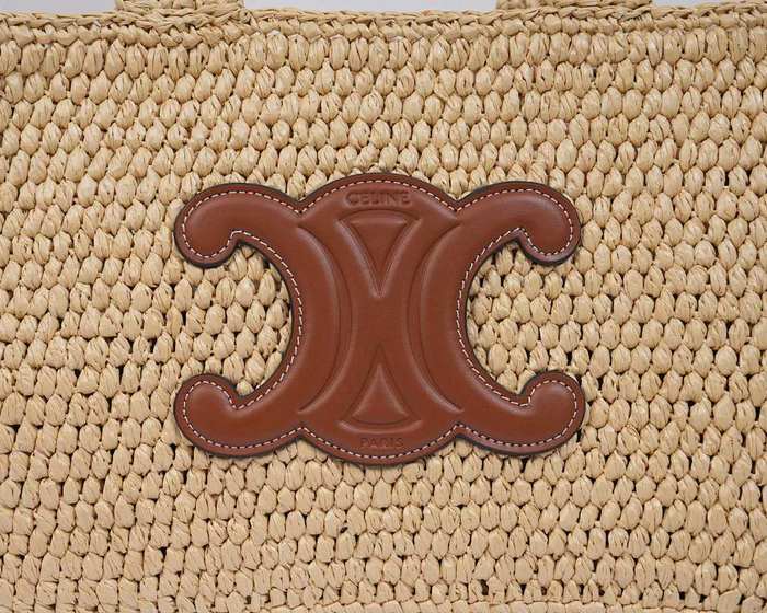 Celine Tote bag with stylish features Brown 01A 4