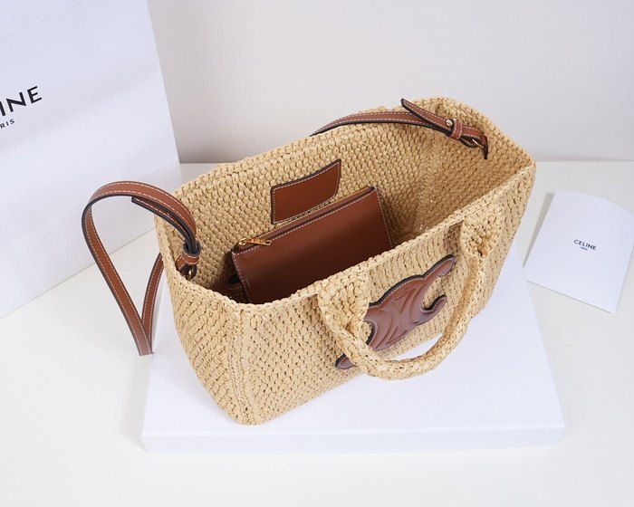 Celine Tote bag with stylish features Brown 01A 4