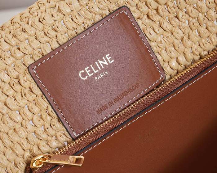 Celine Tote bag with stylish features Brown 01A 4