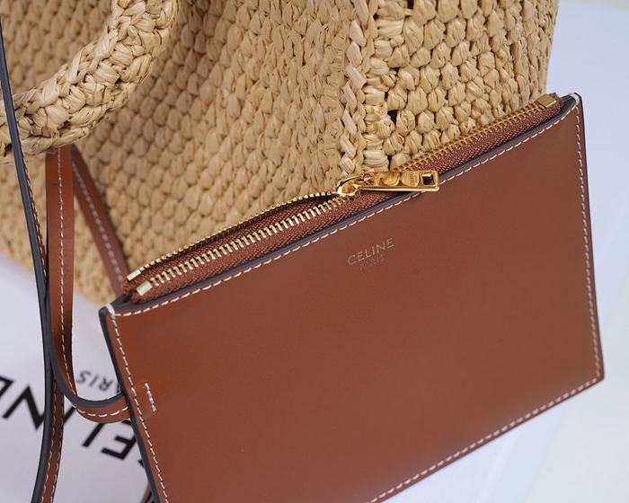 Celine Tote bag with stylish features Brown 01A 4