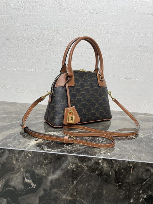 Celine Tote bag with stylish features Brown 01A