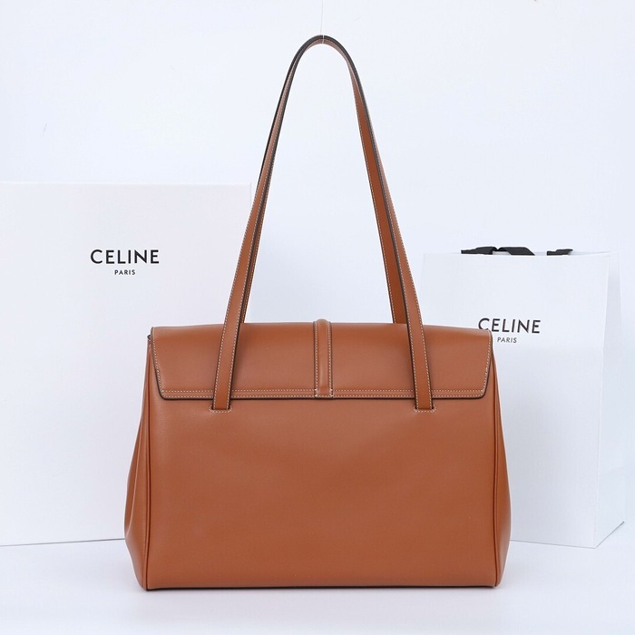 Celine Tote bag with stylish features Tan 01A