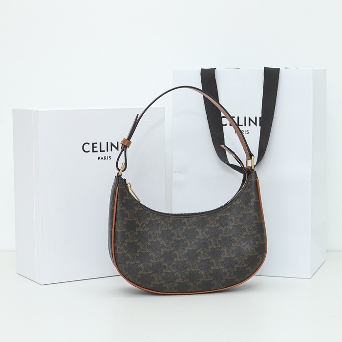 Celine Tote style 03 Brown 01A