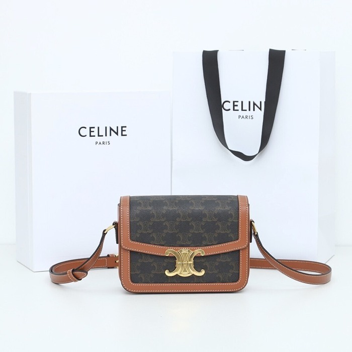 Celine Tote style 106 Brown 01A