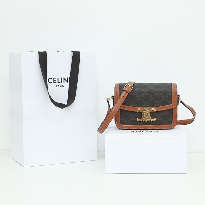 Celine Tote style 106 Brown 01A