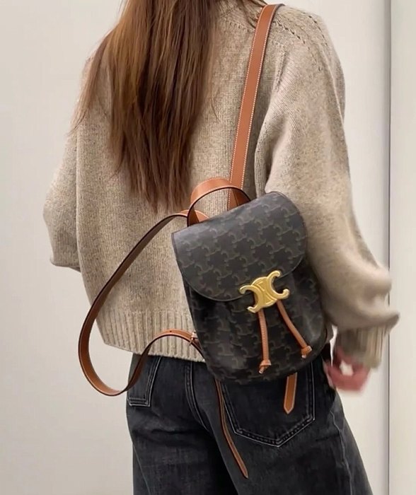 Celine Tote style 109 Brown 01A