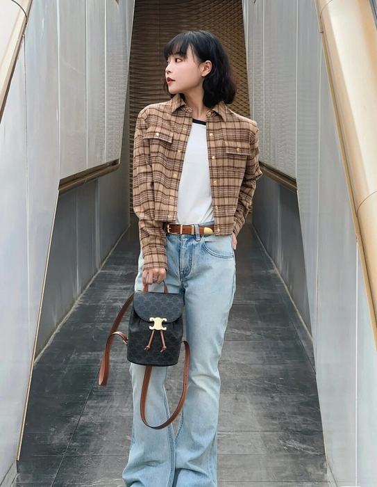 Celine Tote style 109 Brown 01A