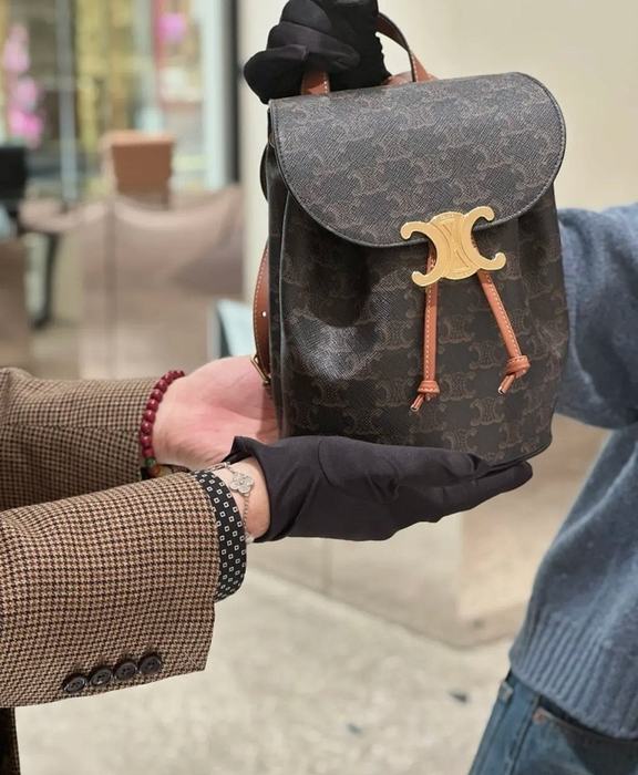 Celine Tote style 109 Brown 01A