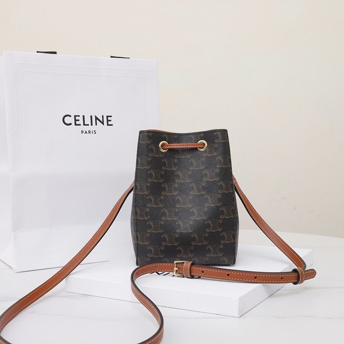 Celine Tote style 112 Brown 01A