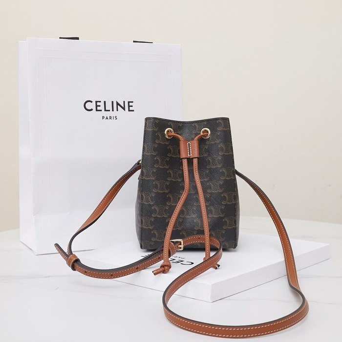 Celine Tote style 112 Brown 01A