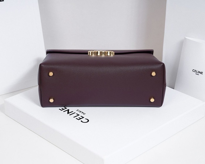 Celine Tote style 14 Burgundy 01A