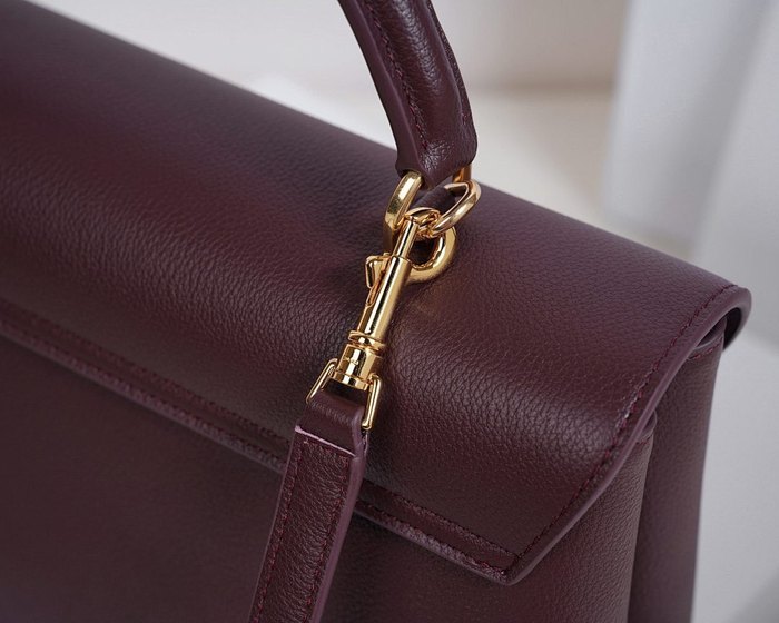 Celine Tote style 14 Burgundy 01A